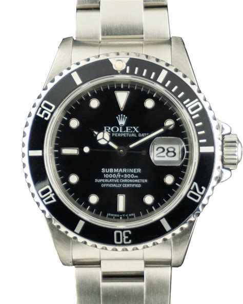 rolex submariner acciaio referenza 16610 1992|modello rolex 16610.